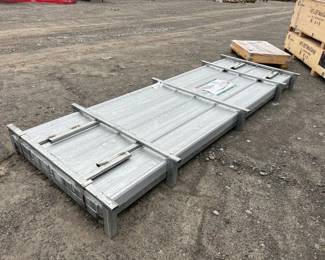 100 UNUSED 10 GALVALUME ROOFING PANELS