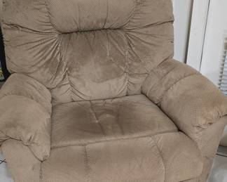 Tan Upholstery Recliner