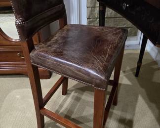 Leather Stool that goes with Make Up Vanity