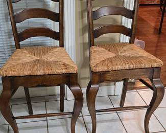 Pair of French Provincial Bar Stools