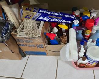 Cleaning Supplies- Still working in this area
