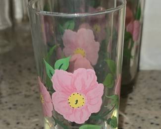 Desert Rose Tea Glasses