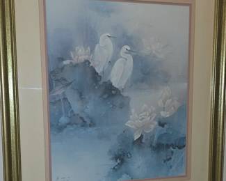 Vintage Lena Lui "Togatherness" signed and Numbered 