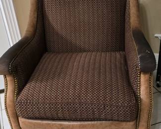 Leather and upholstery Side Chair