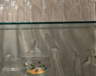 Crystal Wine Glasses - Vintage Crystal 