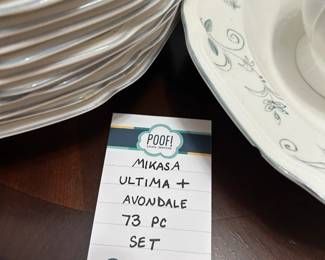 Mikasa Ultima & Avondale 73 pc Set 