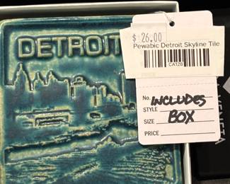 Pewabic Detroit Skyline Tile