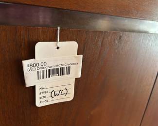 (WL) Dillingham MCM Credenza 
