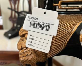 Lacquered Jardiniere Stand 