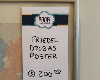 Friedel Dzubas Poster