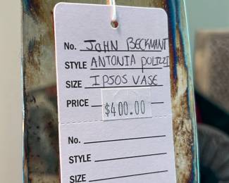 John Beckmant Antonia Polizzi Ipsos Vase 