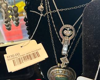Sterling Chain with Pendant 