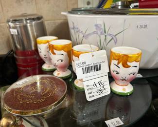 "Lovely Ladies" Egg Cup Set 