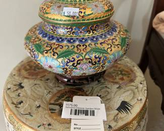 Satsuma Chinese Garden Stool