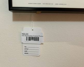 Dan Burkholder Framed Poster