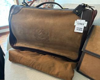 Loewe Suede Rolling Garment Bag
