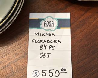 Mikasa Floradora 84 Pc Set