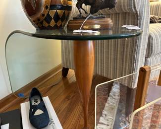 Fiam Italia-Style Waterfall Table