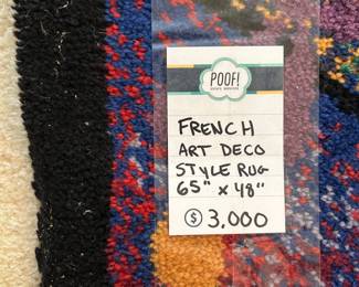 French Art Deco Style Rug