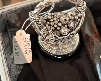 Sterling Overlay Ring 