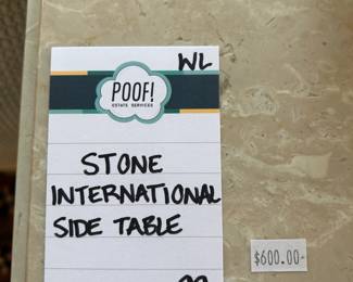 Stone International Side Table 