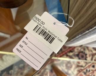 Fiam Italia-Style Waterfall Table