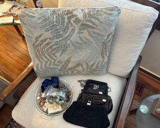 Accent Chair, Misc Jewelry, Handbags, Decorative Pillows