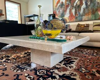 *Two Pieces* Stone International Coffee Table 