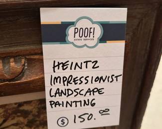 Heintz Impressionist Landscape Painting