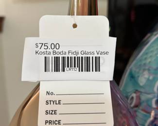 Kosta Boda Fidji Glass Vase