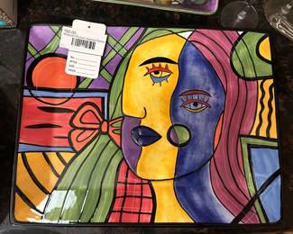 Muzeum Picasso Inspired Platter 