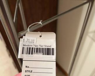 Modern Two Tier Stand