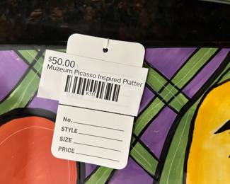Muzeum Picasso Inspired Platter 