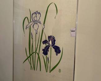 P. Chu Signed Lithograph 