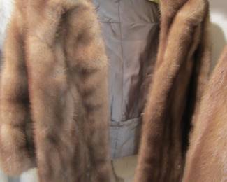 Mink Shawl Shoulder Jacket
