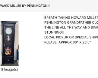 HOWARD MILLER BY PENNINGTON GRANDFATHER CLOCK 