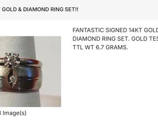 14KT GOLD DIAMOND