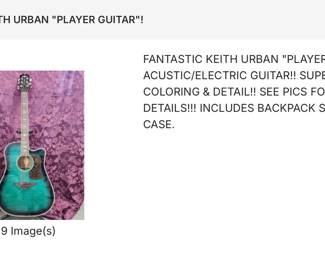 KEITH URBAN GUITAR