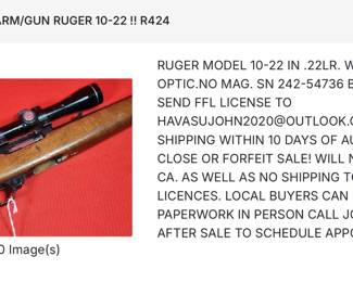 RUGER 10/22