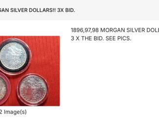 MORGAN SILVER DOLLARS
