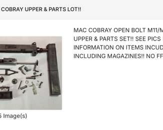 MAC COBRAY UPPER & PARTS