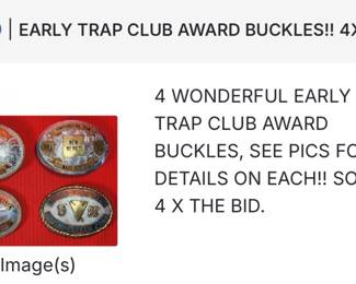 TRAP CLUB BUCKLES 