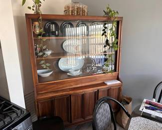 Vintage 1960's era china hutch