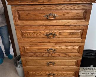 Solid oak dresser