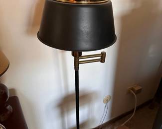 Vintage brass floor lamp