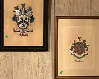 FRAMED CRESTS
