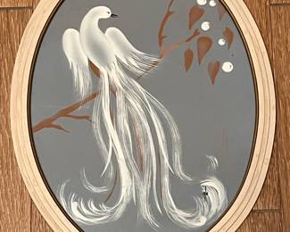 HAND PAINTED PHOENIX