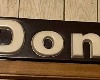 MCDONALD'S PLASTIC SIGN