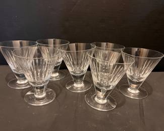 EKENAS SWEDEN CRYSTAL MARTINI GLASSES
