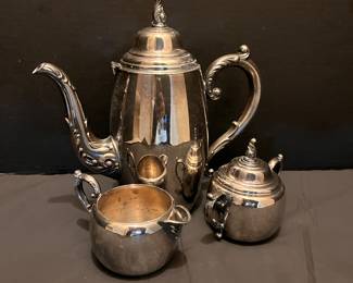 SILVERPLATE TEA SET